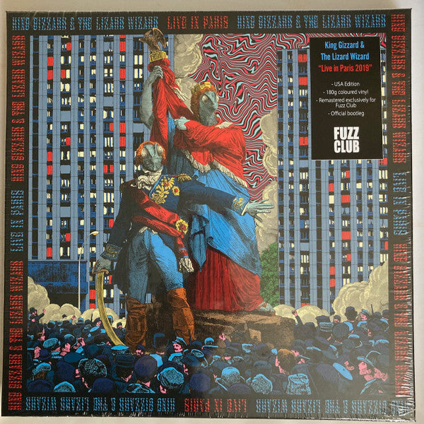 King Gizzard And The Lizard Wizard : Live In Paris 2019 (Box, RM + 3xLP, Whi)