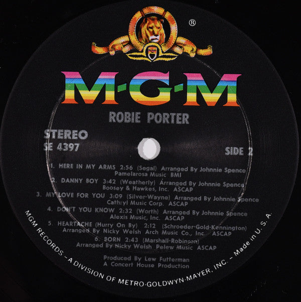 Robie Porter : Robie Porter Australia's Great Singing Star (LP, Album)