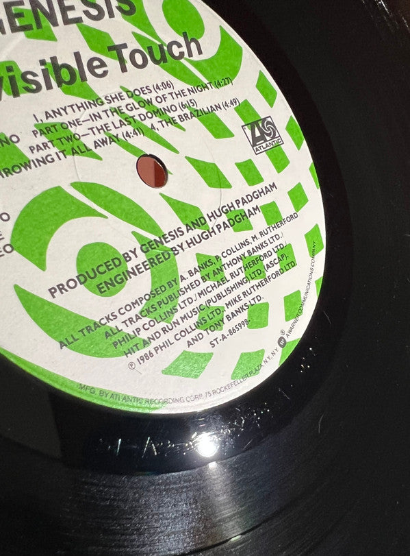 Genesis : Invisible Touch (LP, Album, Club, RCA)