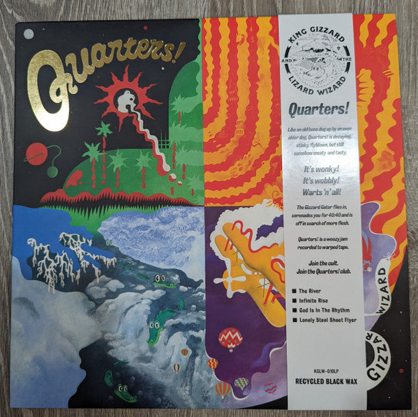 King Gizzard & The Lizard Wizard* : Quarters! (LP, Album, RE, RP)