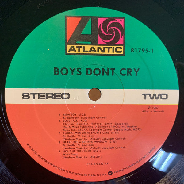 Boys Don't Cry : Boys Dont Cry (LP, Album, AR )