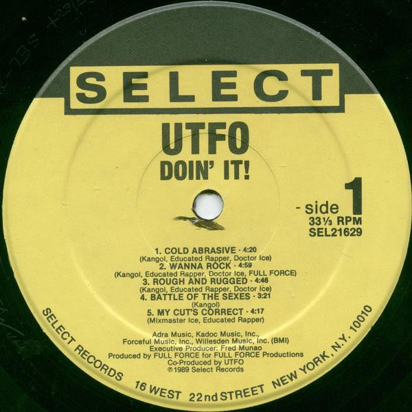 UTFO : Doin' It! (LP, Album)