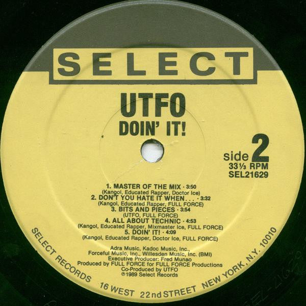 UTFO : Doin' It! (LP, Album)