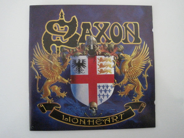 Saxon : Lionheart (CD, Album, Whi)