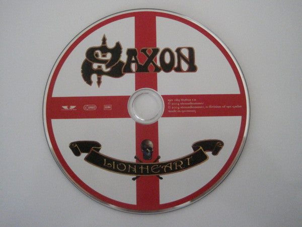 Saxon : Lionheart (CD, Album, Whi)