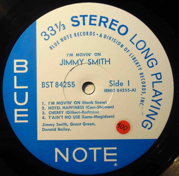 The Incredible Jimmy Smith* : I'm Movin' On (LP, Album)