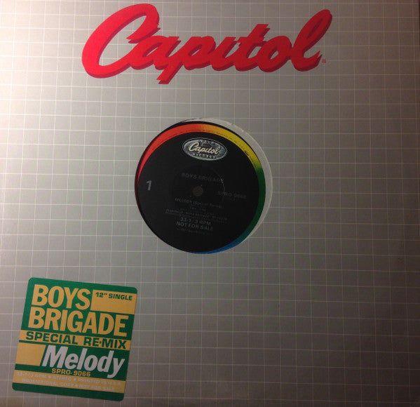 Boys Brigade : Melody (12", Single, Promo)