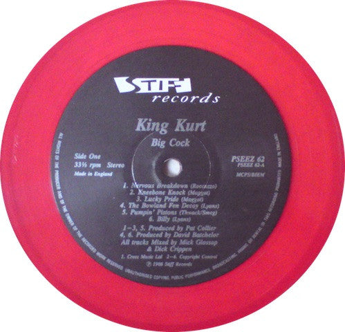 King Kurt : Big Cock (LP, Ltd, Red)