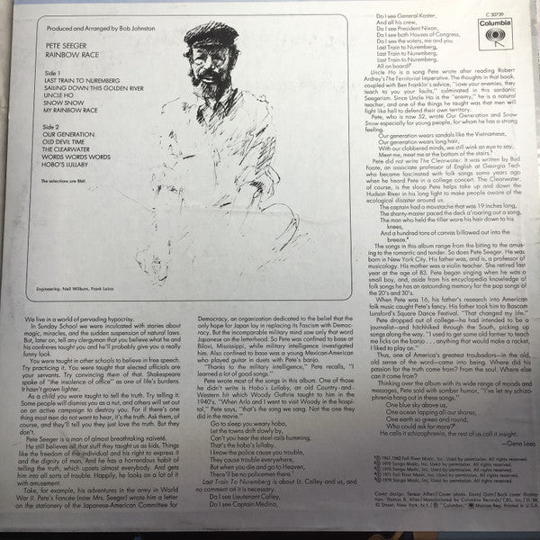 Pete Seeger : Rainbow Race (LP)