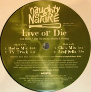 Naughty By Nature : Live Or Die (12", Promo)