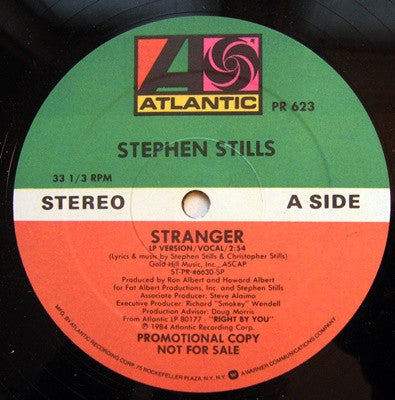 Stephen Stills : Stranger (12", Single, Promo)