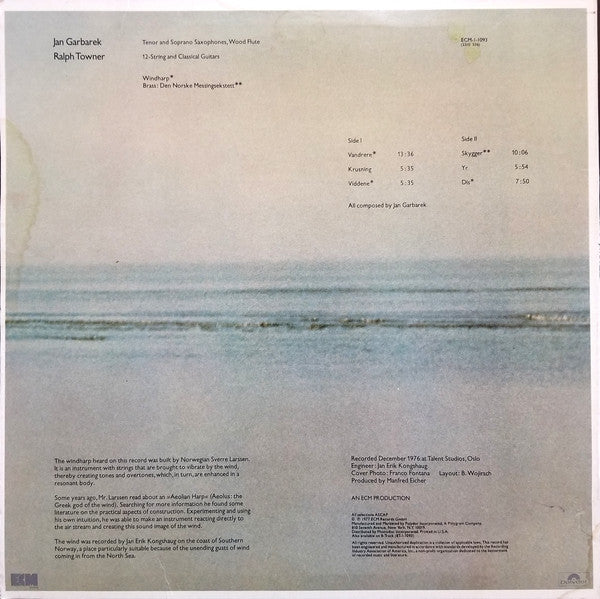 Jan Garbarek : Dis (LP, Album)