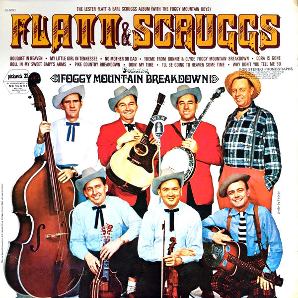 Flatt & Scruggs : Foggy Mountain Breakdown (LP, Album, RE, Yel)