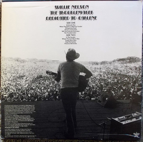 Willie Nelson : The Troublemaker (LP, Album, Ter)