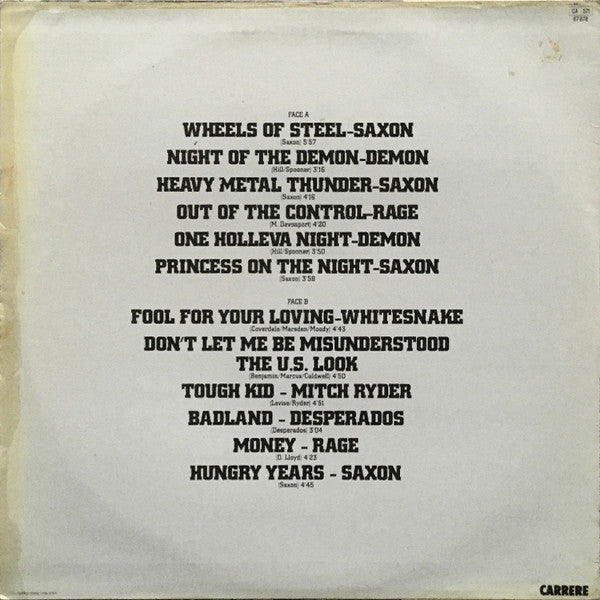Various : Rock Metal Vol. 1 (LP, Comp, Mono)