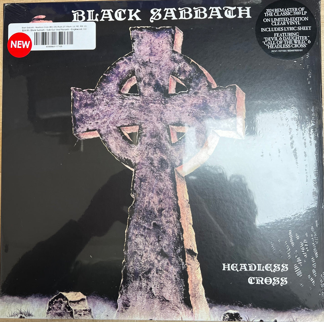 Black Sabbath - Headless Cross (Mint (M)) Rock (LP, Album, Ltd, RE, RM, Ult)