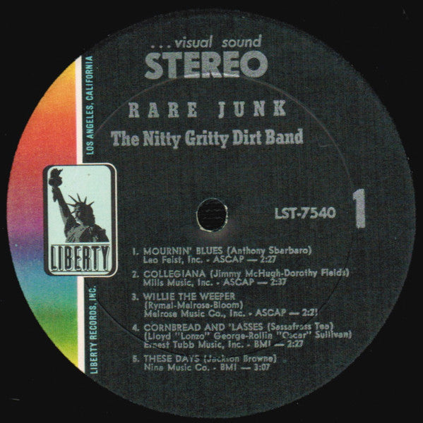 Nitty Gritty Dirt Band : Rare Junk (LP, Album)