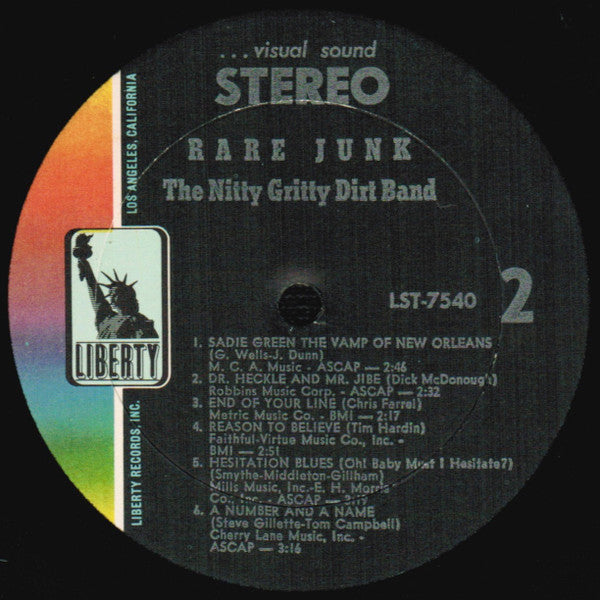 Nitty Gritty Dirt Band : Rare Junk (LP, Album)