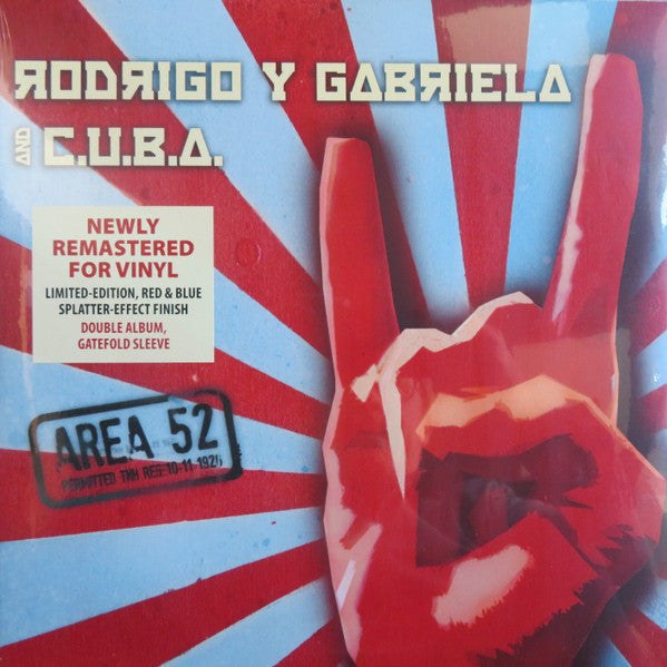 Rodrigo Y Gabriela And Collective Universal Band Association : Area 52 (2xLP, Album, Ltd, RE, RM, Blu)