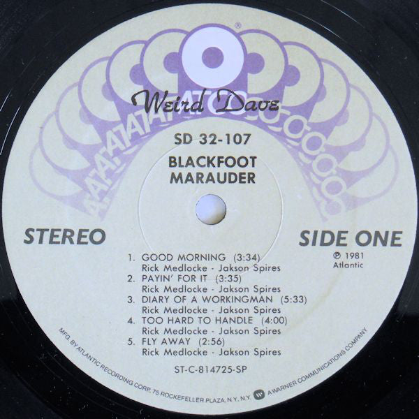 Buy Blackfoot : Marauder (LP, Album, SP ) Online for a great price