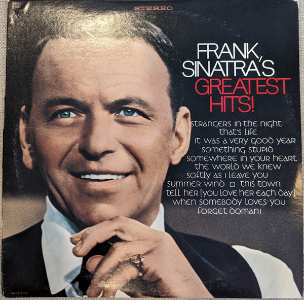 Frank Sinatra : Frank Sinatra's Greatest Hits (LP, Comp, Club, RE, Col)