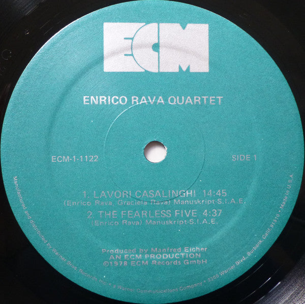Enrico Rava Quartet : Enrico Rava Quartet (LP, Album)
