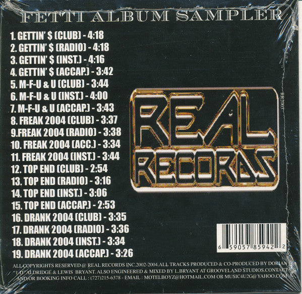 Fetti (2) : It's Business Album Sampler (CD, Album, Smplr)