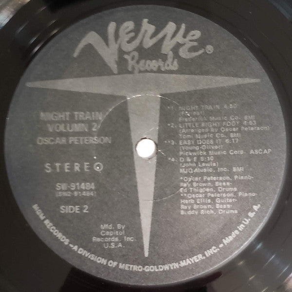 The Oscar Peterson Trio : Night Train Vol. 2 (LP, Comp, Club)