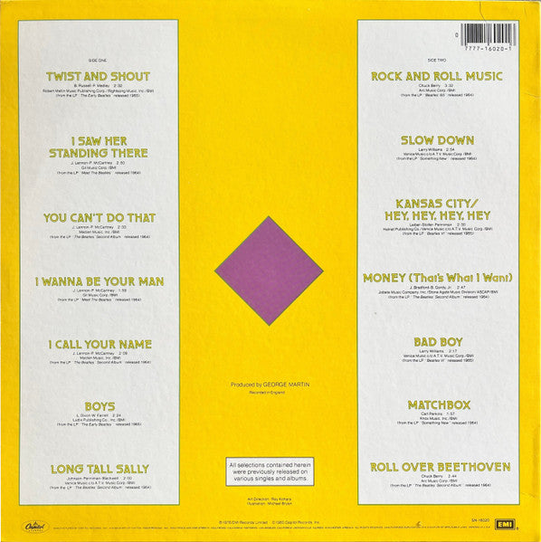 The Beatles : Rock 'n' Roll Music, Volume 1 (LP, Comp, Jac)