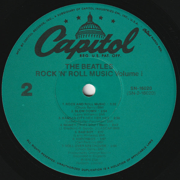 The Beatles : Rock 'n' Roll Music, Volume 1 (LP, Comp, Jac)