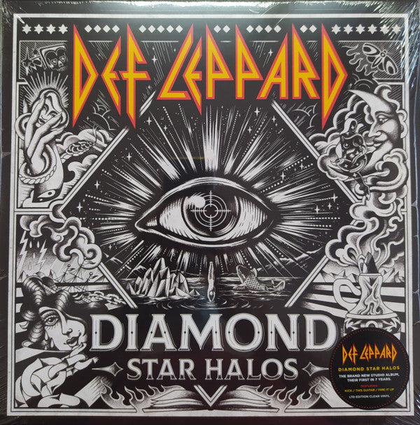 Def Leppard : Diamond Star Halos (2xLP, Album, Ltd, Cle)