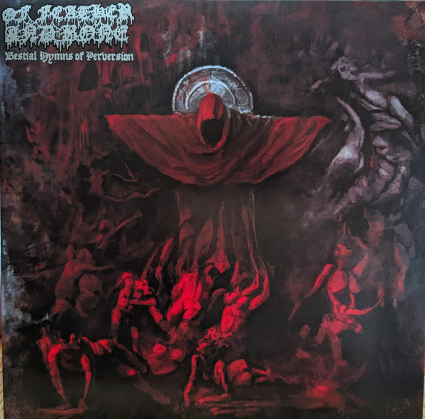 Of Feather And Bone : Bestial Hymns Of Perversion (LP, Album, RP, Whi)