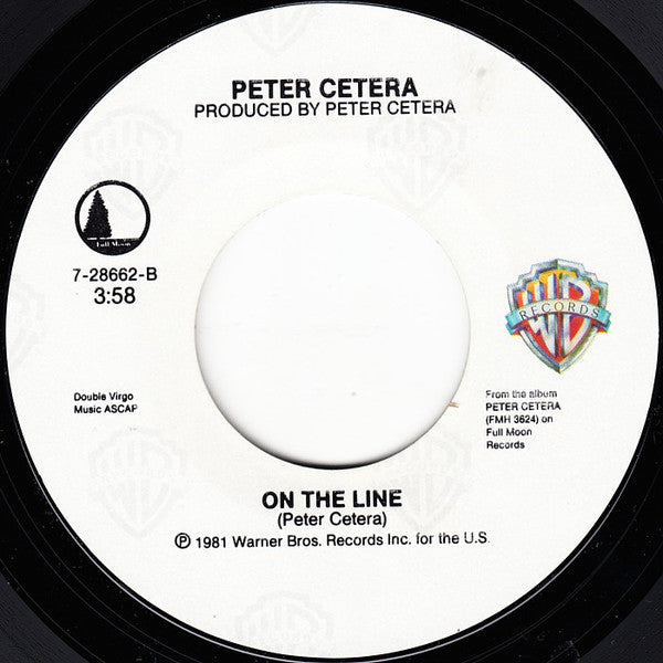 Peter Cetera : Glory Of Love (Theme From The Karate Kid Part II) (7", Styrene, All)