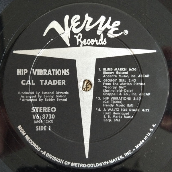 Cal Tjader : Hip Vibrations (LP, Album)