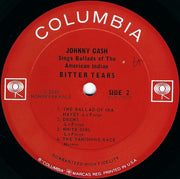 Johnny Cash : Bitter Tears - Ballads Of The American Indian (LP, Album, Mono, Pit)