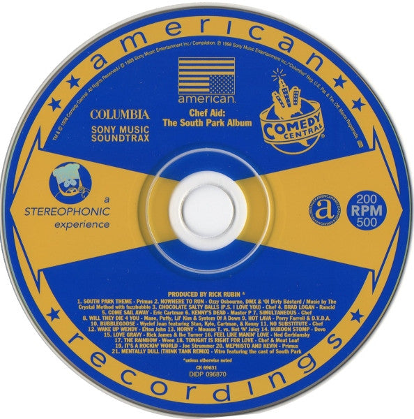 Various : Chef Aid: The South Park Album (CD, Album, Cle)