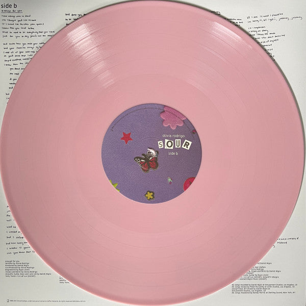 Olivia Rodrigo : Sour (LP, Album, Ltd, RE, Pin)