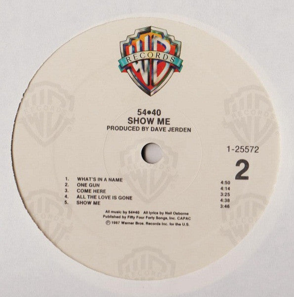 54-40 : Show Me (LP, Album, Spe)