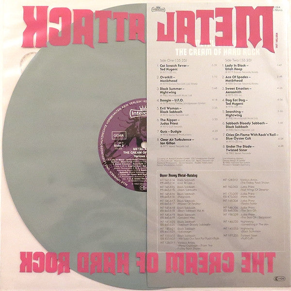 Various : Metal Attack - The Cream Of Hard Rock (LP, Comp, Ltd, Gre)