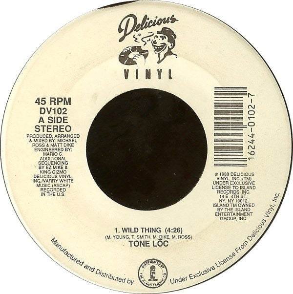 Tone Loc : Wild Thing (7", SRC)