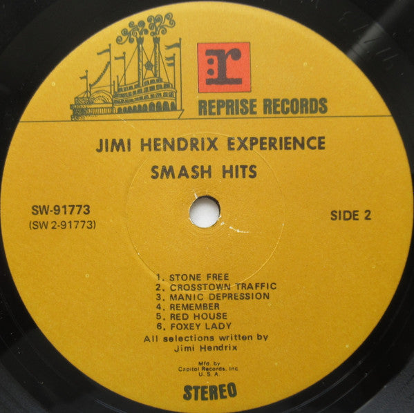 The Jimi Hendrix Experience : Smash Hits (LP, Comp, Club, RE)