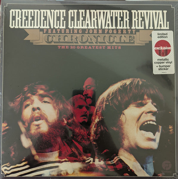 Creedence Clearwater Revival Featuring John Fogerty : Chronicle - The 20 Greatest Hits (2xLP, Comp, Ltd, RE, Met)