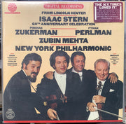 Isaac Stern, Pinchas Zukerman, Itzhak Perlman, Zubin Mehta, New York Philharmonic : From Lincoln Center Isaac Stern 60th Anniversary Celebration  (LP, Promo)