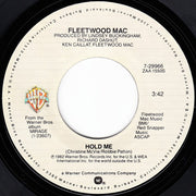 Fleetwood Mac : Hold Me (7", Single, Styrene, All)