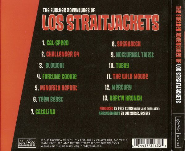 Los Straitjackets : The Further Adventures Of Los Straitjackets (CD, Album, Dig)