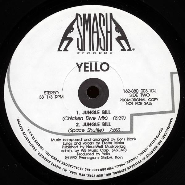 Yello : Jungle Bill (12", Promo)