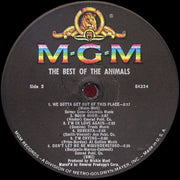 The Animals : The Best Of The Animals (LP, Comp, Mono, MGM)