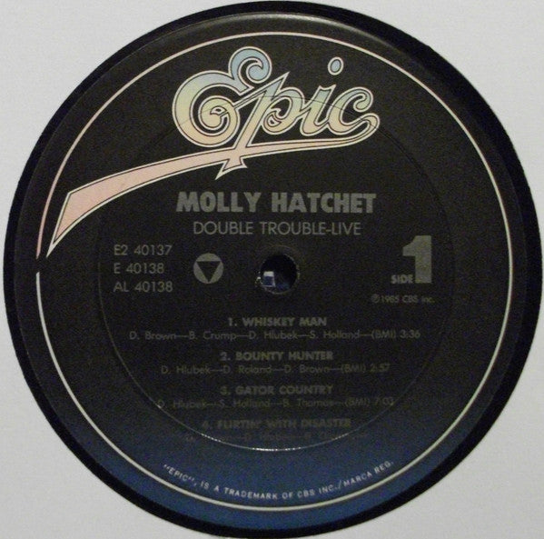 Molly Hatchet : Double Trouble Live (2xLP, Album, Pit)