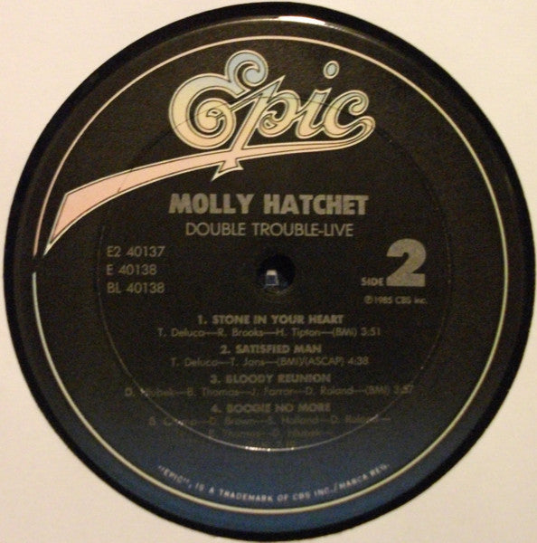 Molly Hatchet : Double Trouble Live (2xLP, Album, Pit)