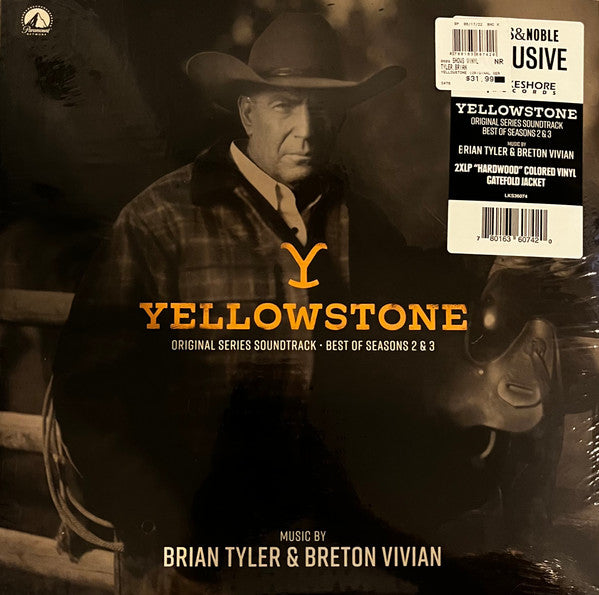 Brian Tyler & Breton Vivian : Yellowstone (Original Series Soundtrack - Best Of Seasons 2 & 3) (2xLP, Comp, Bro)
